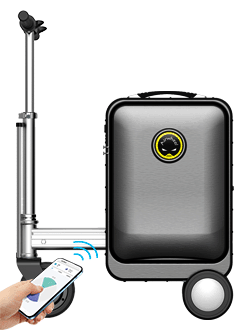 Airwheel SE3S/SE3SL is the latest model of electric rideable tech luggage under Airwheel brand. Take the best rideable suitcase SE3S and enjoy your trip!